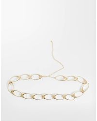 ASOS - Oval Chain Belt - Lyst