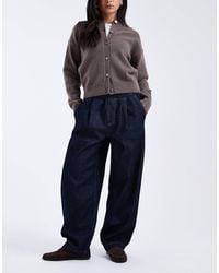 ASOS - Pull On Barrel Leg Jean - Lyst