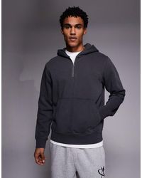 ADPT - Oversized Quarter Zip Hoodie - Lyst