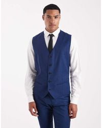 Jack & Jones - Slim Fit Wool Blend Waistcoat - Lyst