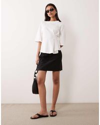ASOS - Tailored Mini Skirt With Split - Lyst