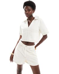 ASOS - Denim Rugby Top - Lyst