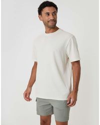Threadbare - Relaxed Fit Textured Crew Neck T-Shirt - Lyst