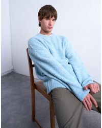 TOPMAN - Relaxed Fit Boucle Jumper - Lyst