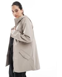 Vero Moda - Hooded Rain Jacket - Lyst