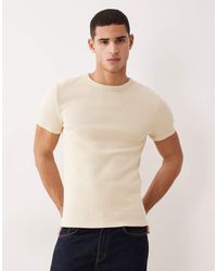 ASOS - Super Heavyweight Muscle Fit Rib T-shirt - Lyst