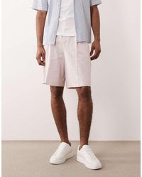 ASOS - Tailored Linen Rich Bermuda Shorts - Lyst