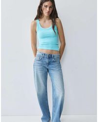 Pull&Bear - Basic Tank Top - Lyst