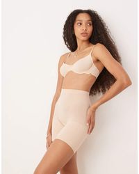 Spanx - Pantalones Cortos Sin Costuras Sculpt Seamless Power De - Neutro - Lyst