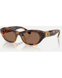 Swarovski - – rechteckige sonnenbrille - Lyst