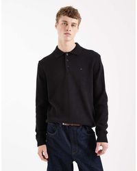 Tommy Hilfiger - Chest Logo Long Sleeve Polo Shirt - Lyst