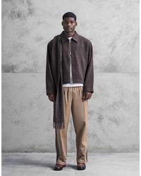 ASOS - Harrington Jack Met Wol-Look - Lyst