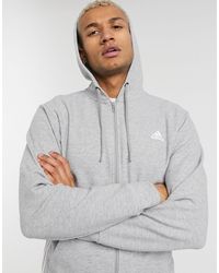 adidas originals floating stripe hoodie in black