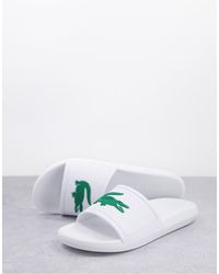 lacoste sliders sports direct