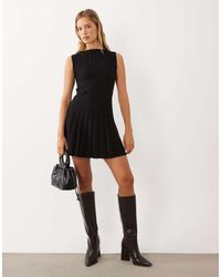 Mango - Sleeveless Knitted Mini Dress - Lyst