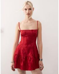 Motel - Oshi Open Back Mini Cami Dress - Lyst