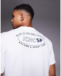 EA7 - Armani - t-shirt à logo style sport au dos - Lyst