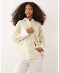 Barbour - Avon Long Sleeve Stripe Shirt With Contrast Cuffs/Collar - Lyst