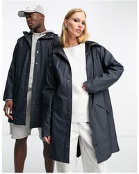 Rains - 12020 - giacca impermeabile unisex color taglio lungo - Lyst