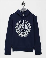 schott hoodie 90s