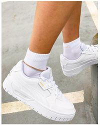 Cali sport - sneakers chunky pastelloPUMA in Pelle di colore Bianco | Lyst