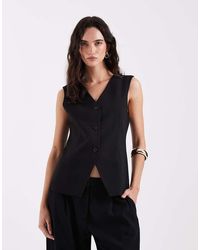 ONLY - Tailored Waistcoat - Lyst