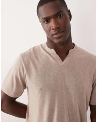 ASOS - Relaxed T-shirt With Notch Neck - Lyst
