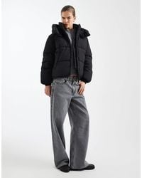 ONLY - Hooded Puffer Jacket - Lyst