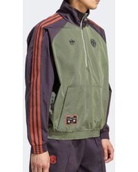 adidas Originals - Fc Bayern Terrace Icons Half-Zip Jacket - Lyst