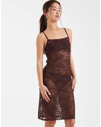 Collusion - Square Neck Cami Dress - Lyst