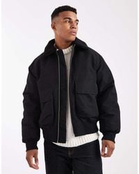 Jack & Jones - Bomber With Borg Collar - Lyst