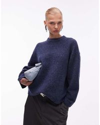 ASOS - Relaxed Crew Neck Jumper - Lyst