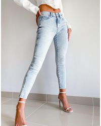 Calvin Klein – Enge Jeans - Blau
