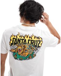 Santa Cruz - Salba Tiger Back Print T-shirt - Lyst