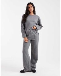 Threadbare - Co-Ord Cotton Jersey Mix Soft Touch Pull On Trousers - Lyst
