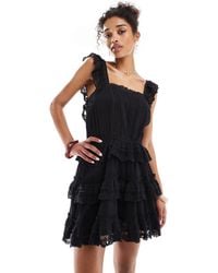 Miss Selfridge - Beach Premium Cheesecloth Playsuit - Lyst