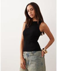 Gina Tricot - Knitted Rib Singlet - Lyst