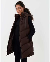 Threadbare - Longline Padded Gilet - Lyst