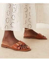 Raid Wide Fit - Nikola Buckle Flat Sandals - Lyst