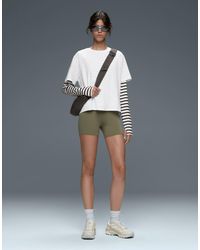 Oysho - Comfortlux High-rise 10cm Hot Pants - Lyst