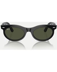 Ray-Ban - Wayfarer Oval Oval Sunglasses With Lens - Lyst
