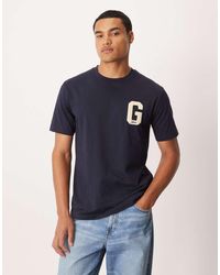 GANT - Varsity G Logo T-shirt - Lyst