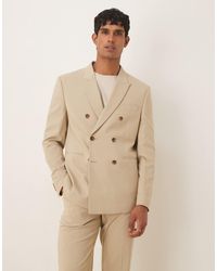 ASOS - – zweireihige regular fit anzugjacke - Lyst