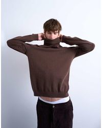 TOPMAN - Essential Knitted Roll Neck - Lyst