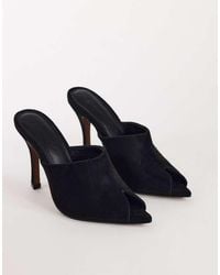 TOPSHOP - Winona High Vamp Peep Toe Heeled Sandal - Lyst