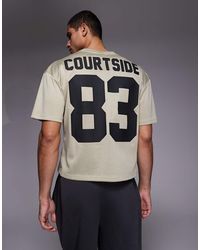 Courtside - Recht Oversized Voetbalshirt - Lyst