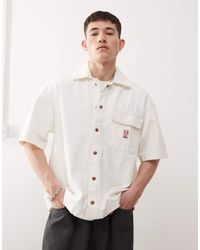 Wrangler - Casey Jones Workwear Short Sleeve Loose Twill Overshirt - Lyst
