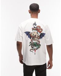 AllSaints - Blade Graphic Logo T-shirt With Back Print - Lyst