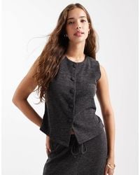 ONLY - – hochgeschlossene weste - Lyst