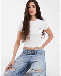 Levi's - Essential Sporty Embroidered Logo Tee - Lyst